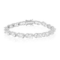 Bracciale in argento con Topazio Bianco