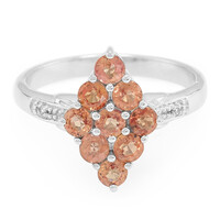 Anello in argento con Rubino Tramonto