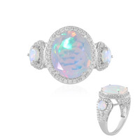 Anello in argento con Opale di Welo
