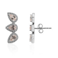Orecchini in argento con Morganite
