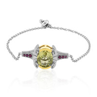 Bracciale in argento con Citrino Limone (Remy Rotenier)