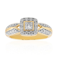 Anello in oro con Diamante IF (D)