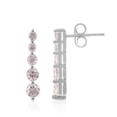 Orecchini in argento con Morganite