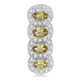 Ciondolo in argento con Quarzo Champagne