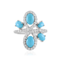 Anello in argento con Turchese Sleeping Beauty