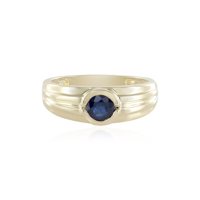 Anello in oro con Zaffiro Blu