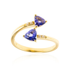 Anello in oro con Tanzanite AAA