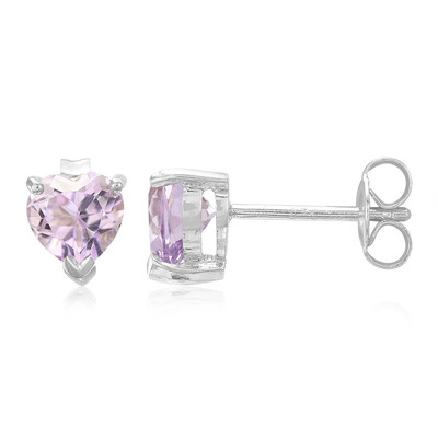 Orecchini in argento con Ametista Rose de France