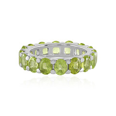Anello in argento con Peridoto