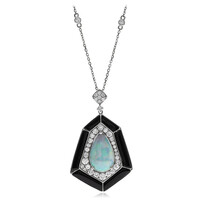 Collana in oro con Opale di Welo AAA (CIRARI)