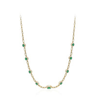 Collana in oro con Smeraldo Zambia AAA (CIRARI)