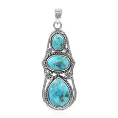 Ciondolo in argento con Turchese Kingman Mohave Blu (Art of Nature)