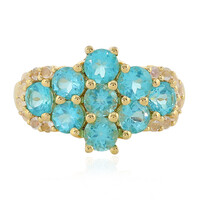 Anello in argento con Apatite Blu