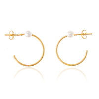 Orecchini in argento con Perla di Acqua Dolce (Joias do Paraíso)