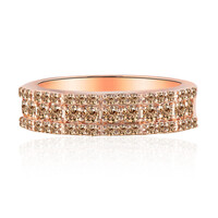 Anello in oro con Diamante Rose de France SI1 di Argyle