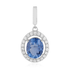 Ciondolo in argento con Fluorite Cangiante
