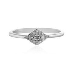 Anello in argento con Diamante I3 (H)