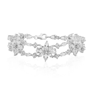 Bracciale in argento con Topazio Bianco