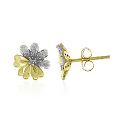 Orecchini in argento con Diamante I4 (J)