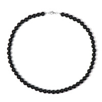 Collana in argento con Onice Nero