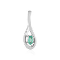Ciondolo in argento con Smeraldo Russo