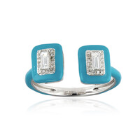 Anello in oro con Diamante SI1 (H) (de Melo)
