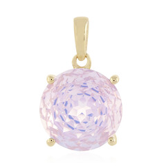 Ciondolo in oro con Quarzo Lavanda (PHANTASIA)