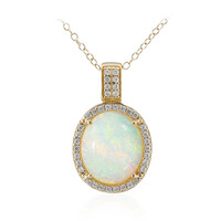 Collana in argento con Opale di Welo