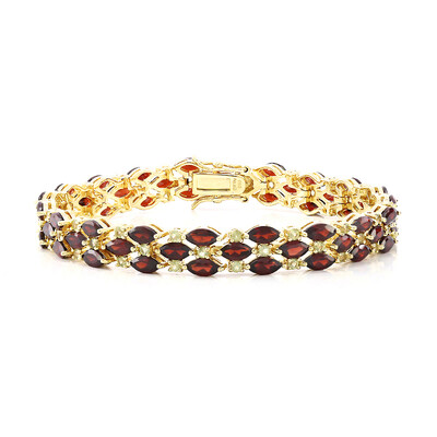 Bracciale in argento con Granato