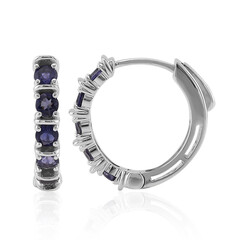 Orecchini in argento con Iolite