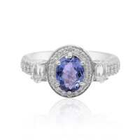 Anello in argento con Tanzanite
