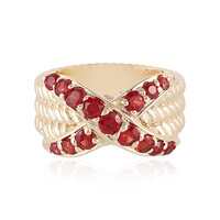 Anello in oro con Rubino Tanzania (de Melo)