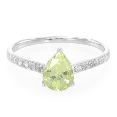 Anello in argento con Crisoberillo