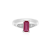 Anello in argento con Rubino del Madagascar
