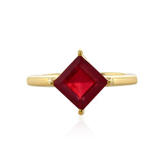 Anello in argento con Rubino del Madagascar