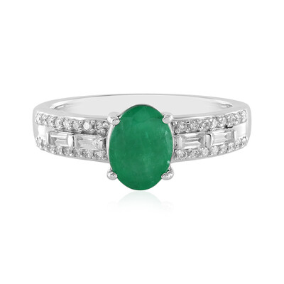 Anello in oro con Smeraldo Brasiliano (AMAYANI)