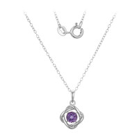 Collana in argento con Ametista