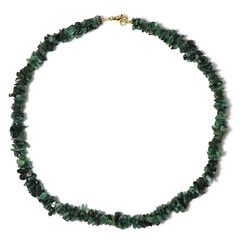 Collana in argento con Smeraldo Zambia