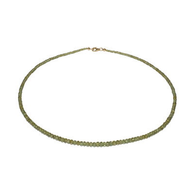 Collana in oro con Demantoide del Madagascar