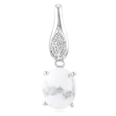 Ciondolo in argento con Howlite
