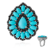 Anello in argento con Turchese Sleeping Beauty (Dallas Prince Designs)