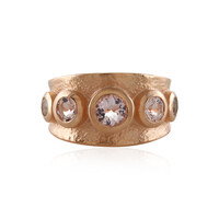 Anello in argento con Morganite del Madagascar