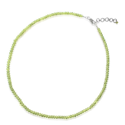Collana in argento con Peridoto