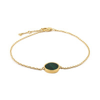 Bracciale in argento con Malachite