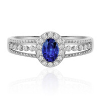 Anello in argento con Tanzanite