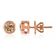 Orecchini in oro con Diamante Rose de France VS1 di Argyle (Annette)