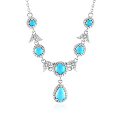 Collana in argento con Turchese Sleeping Beauty