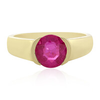 Anello in oro con Zaffiro Rosa del Madagascar