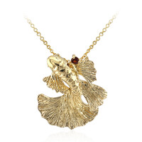 Collana in argento con Granato Mozambico (TPC)