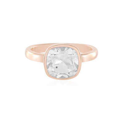 Anello in argento con Topazio Bianco